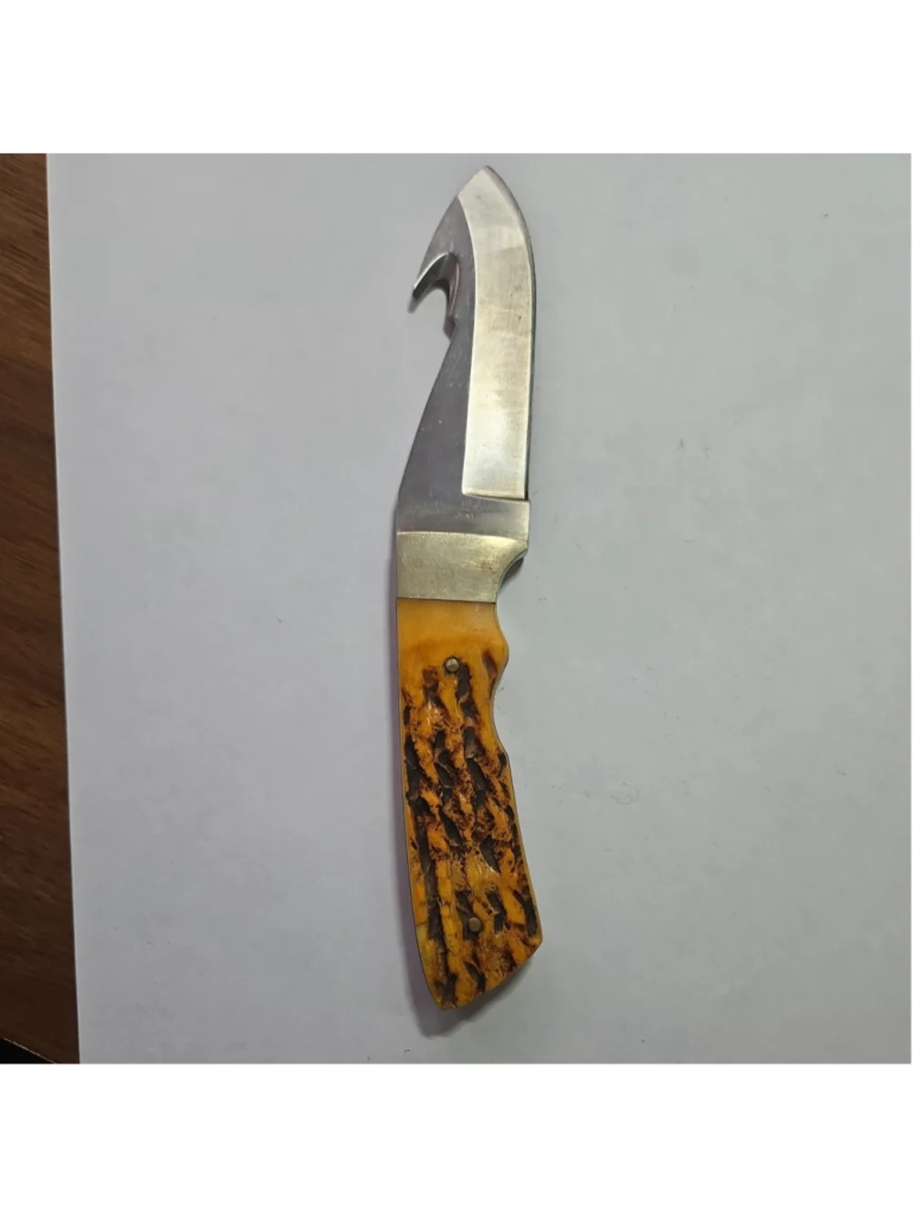 Guthook Hunter Stag Bone North American Hunting Club NAHC LTD